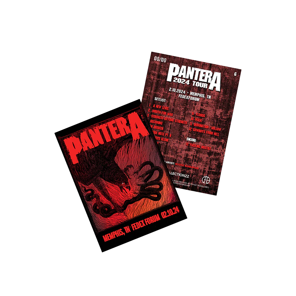 Pantera 2024 Tour Foil Trading Card Set - Image 11
