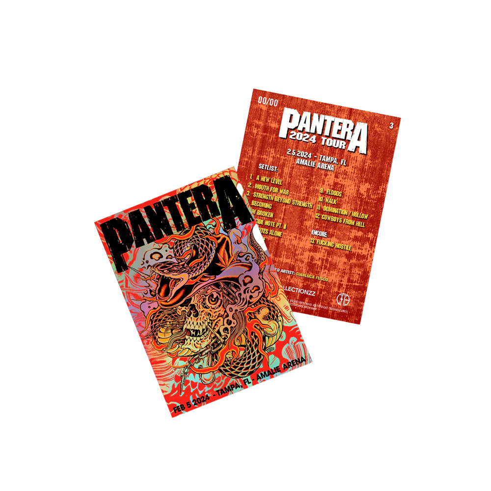 Pantera 2024 Tour Foil Trading Card Set - Image 14