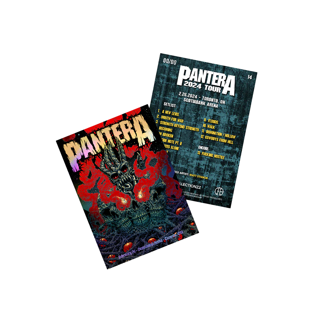 Pantera 2024 Tour Foil Trading Card Set - Image 3