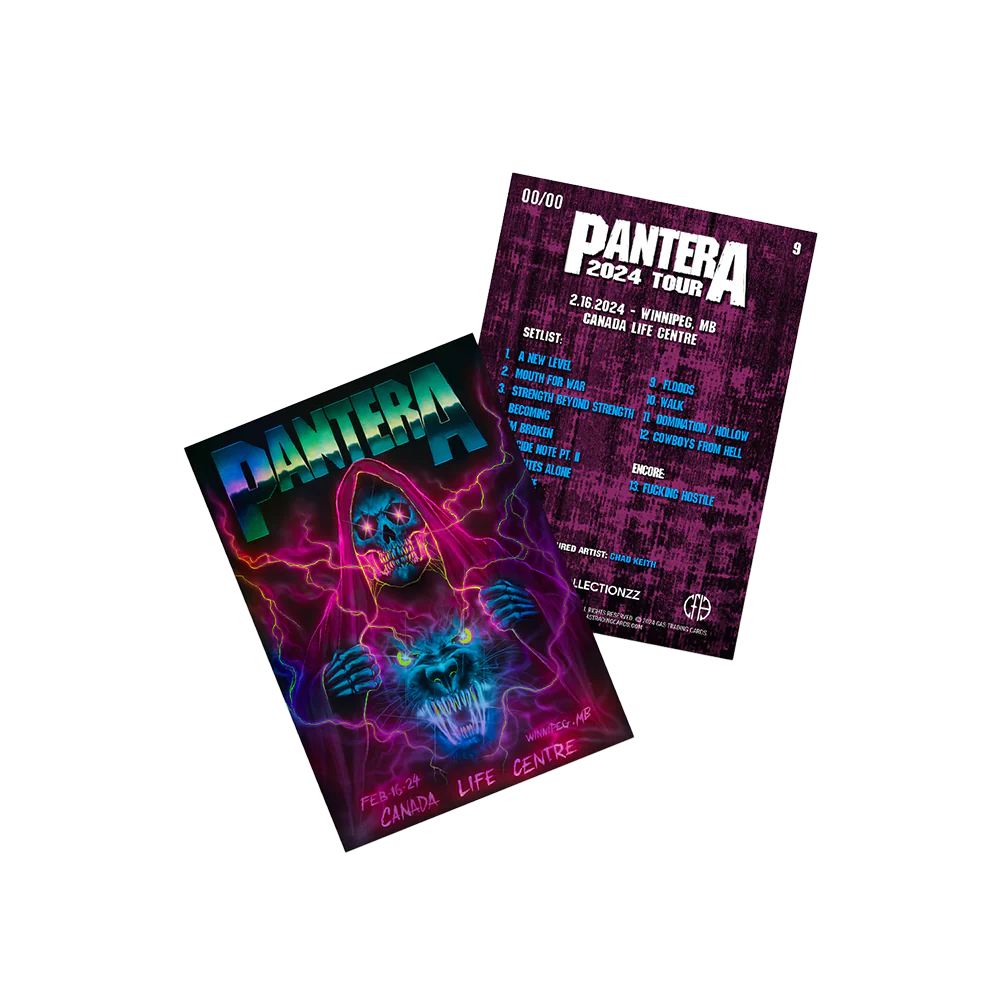 Pantera 2024 Tour Foil Trading Card Set - Image 8