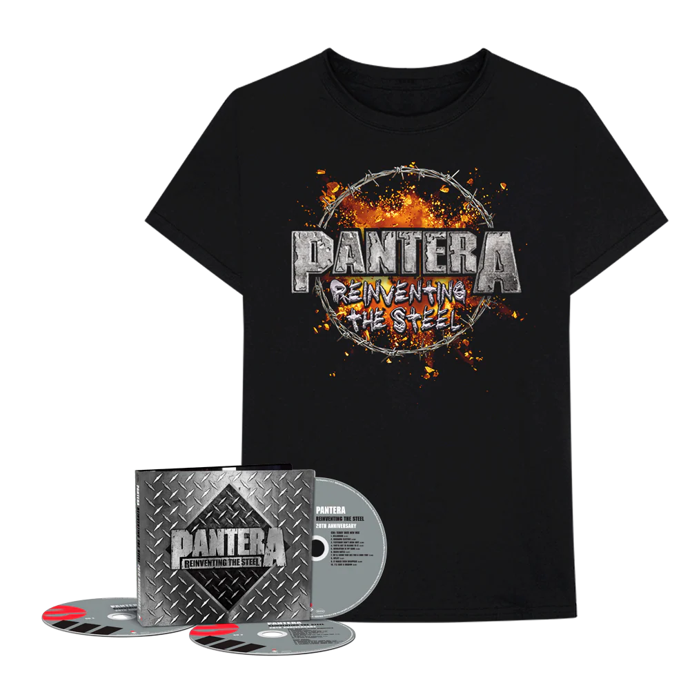 REINVENTING THE STEEL: 20th ANNIVERSARY EDITION CD + T-SHIRT BUNDLE